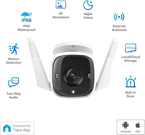 TP-Link Tapo C310 2K WiFi監視器 